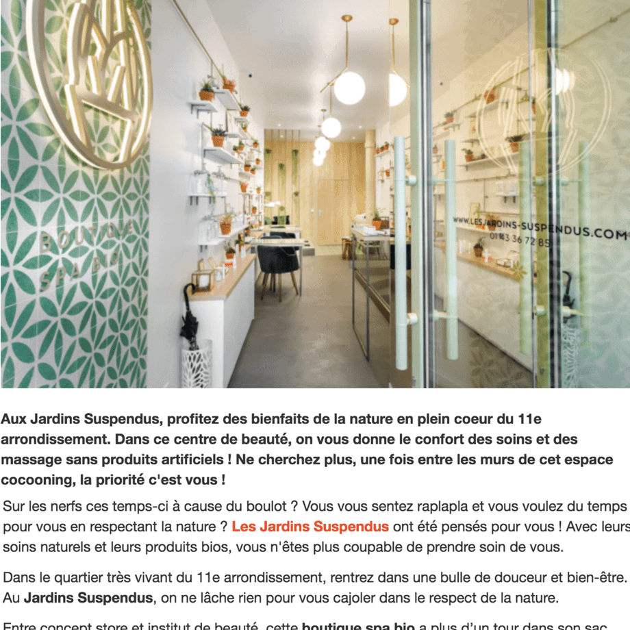 article sortir a paris
