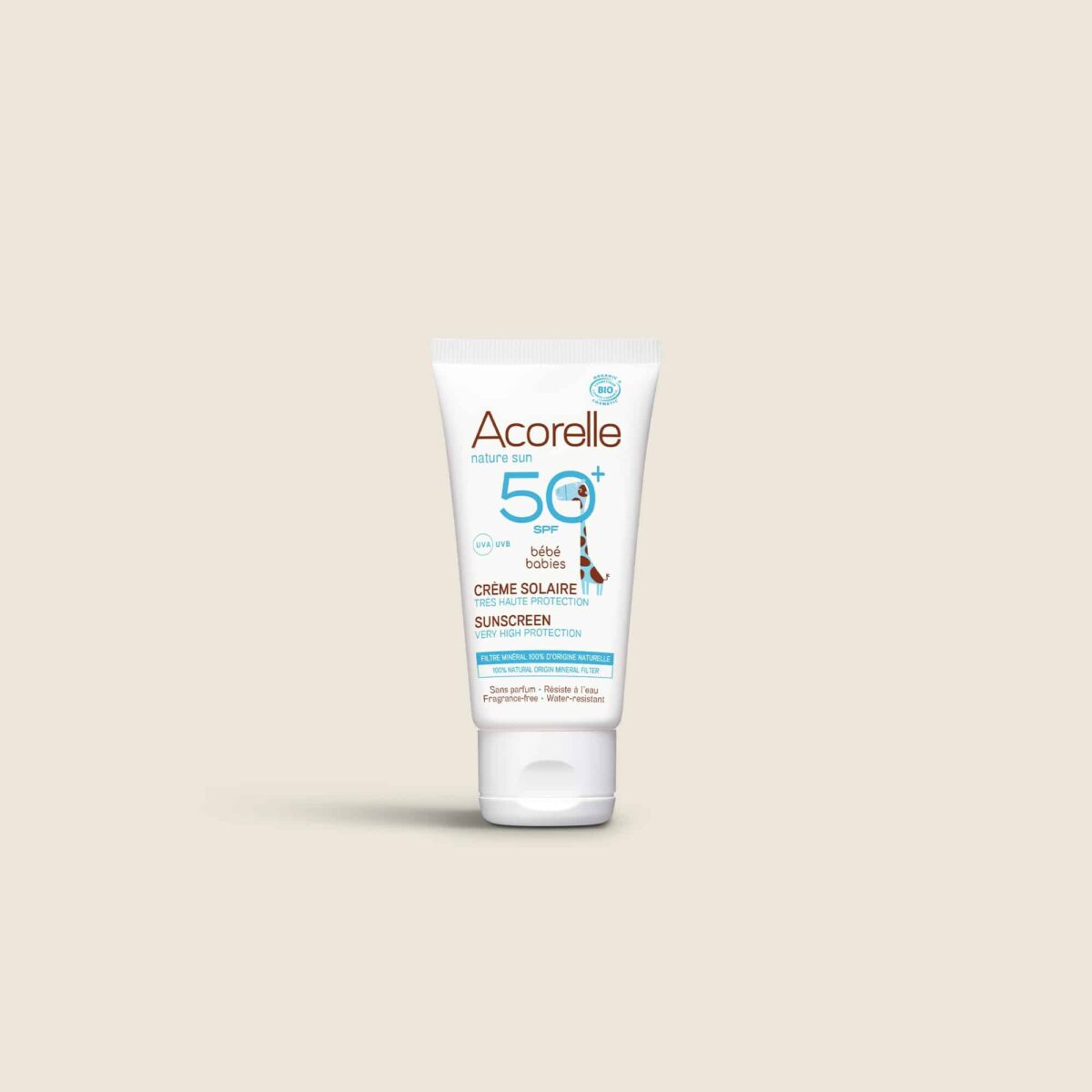 crème solaire acorelle