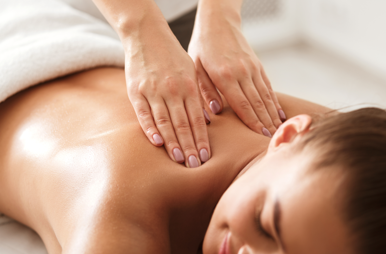 massage femme dos